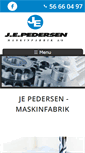 Mobile Screenshot of je-pedersen.dk